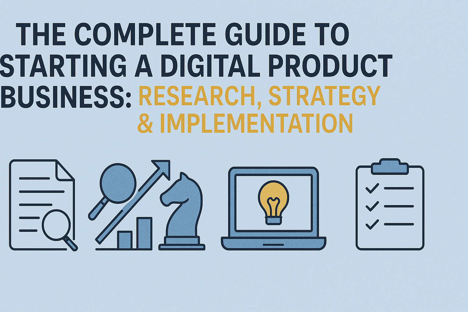 From Idea to Launch: The Complete Blueprint for a Successful Digital Product Business