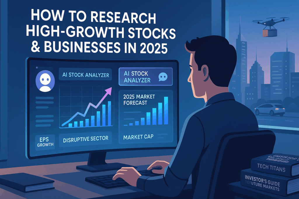How to Research High-Growth Stocks & Businesses in 2025