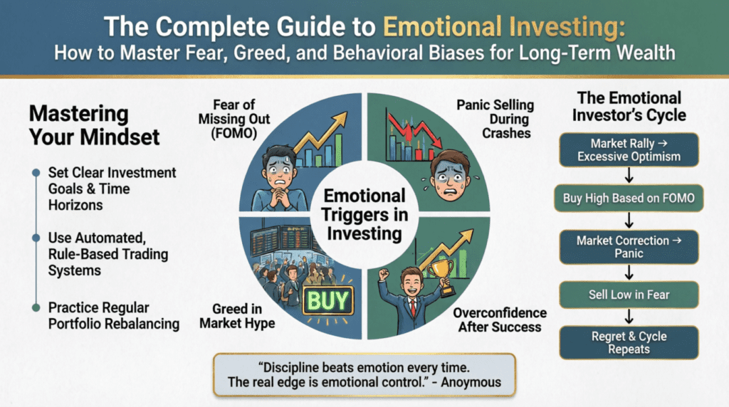 The Complete Guide to Emotional Investing: How to Master Fear, Greed, and Behavioral Biases for Long-Term Wealth