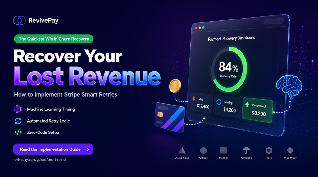 Recover Your Lost Revenue: How to Implement Stripe Smart Retries (The Quickest Win in Churn Recovery)